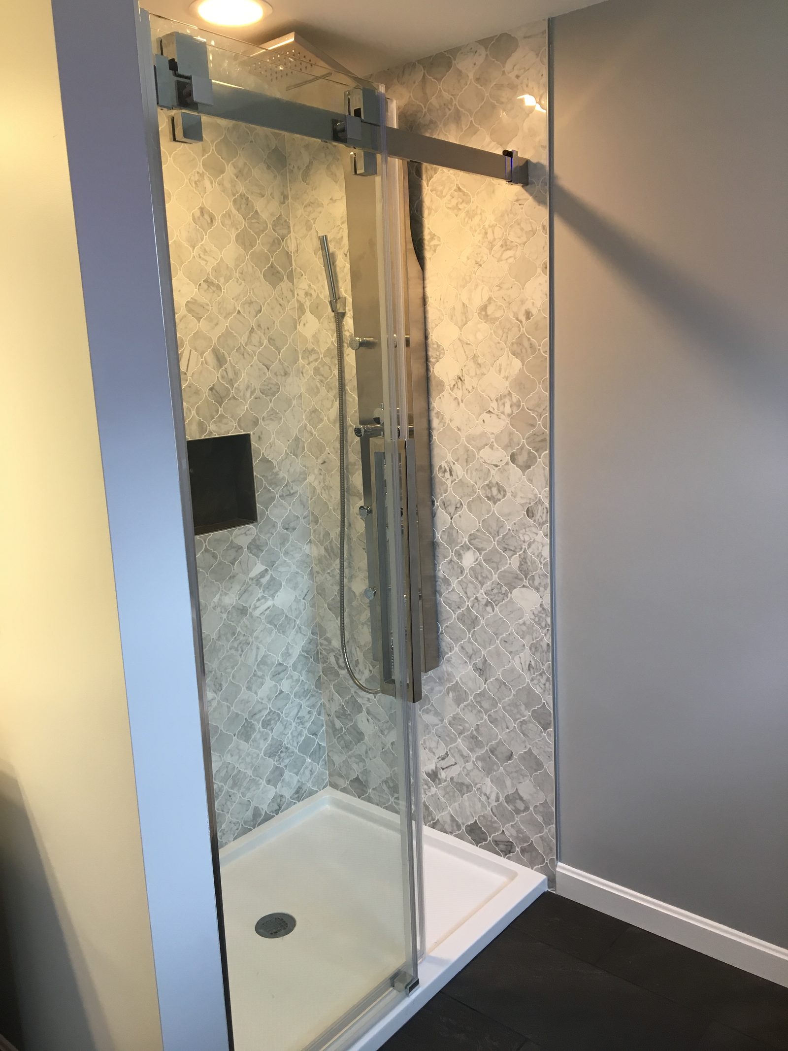Renovated guest bathroom with new vanity, Southern NH
