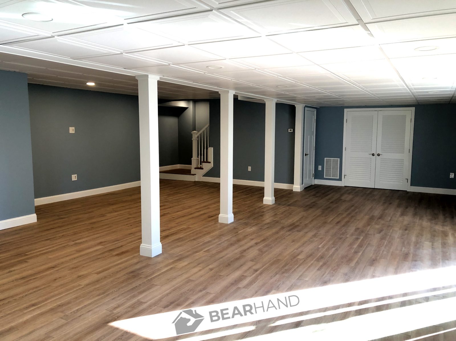 Full-house remodel interior by BearHand Construction, Deering NH