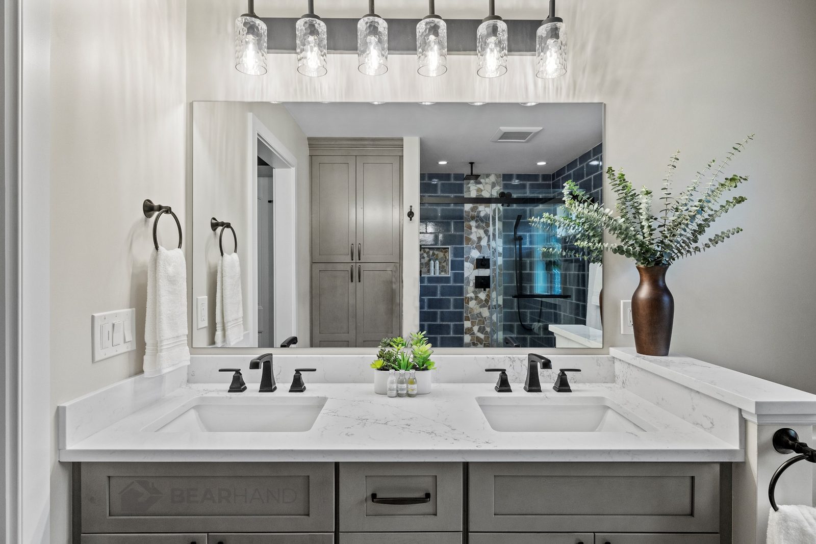 Bathroom remodeling by BearHand Construction